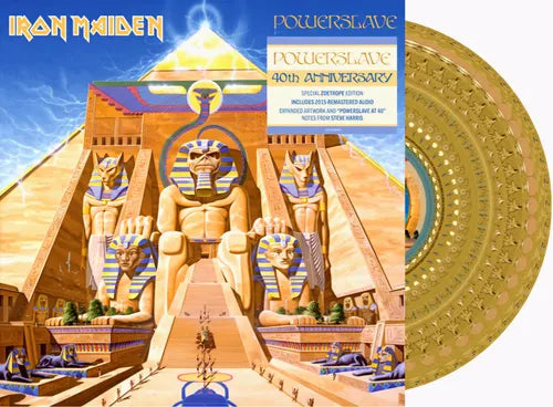 Iron Maiden - Powerslave (40th Anniversary) [Zoetrope LP] Pale Blue Dot Records