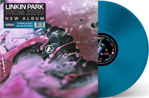 Linkin Park - From Zero (Limited Edition Translucent Sea Blue Colored Vinyl) Pale Blue Dot Records