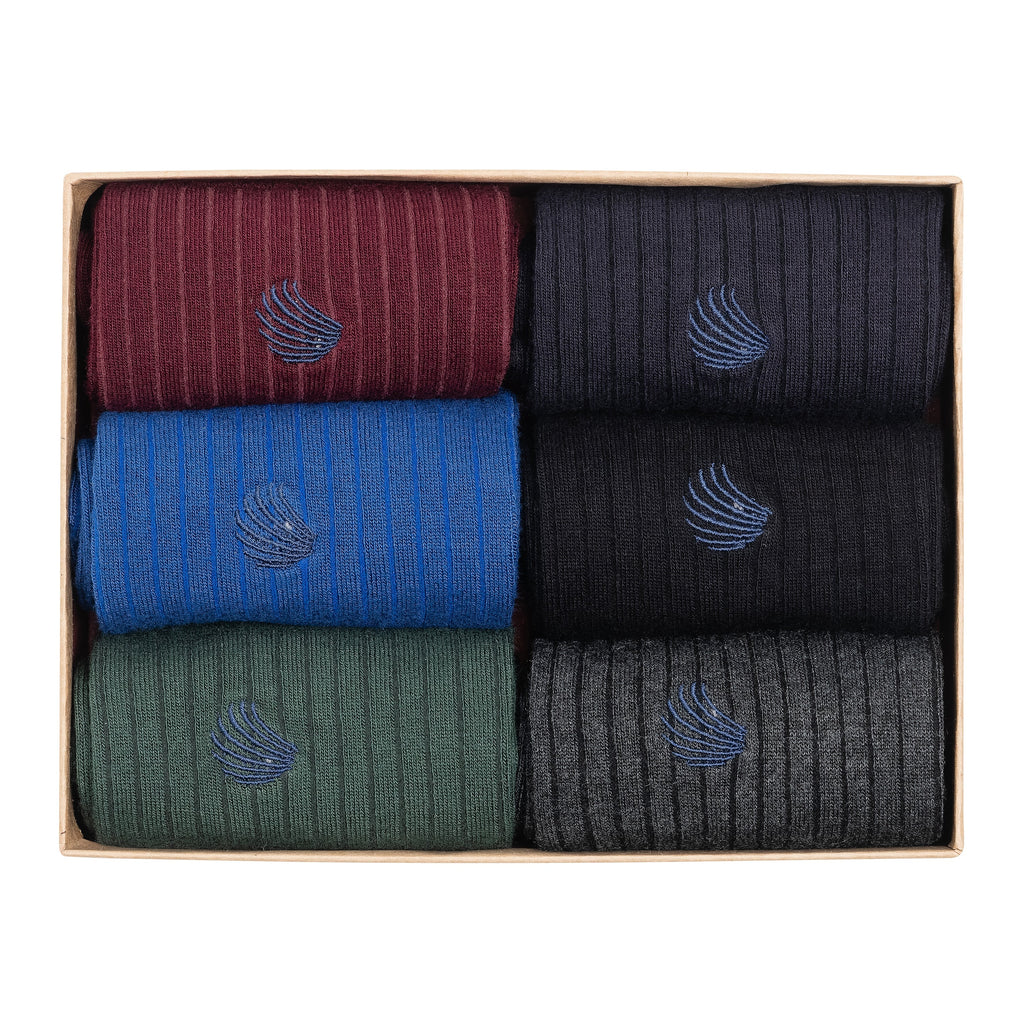Men’s Bamboo Dress & Trouser Socks 6-Pack - 419 Bambooven