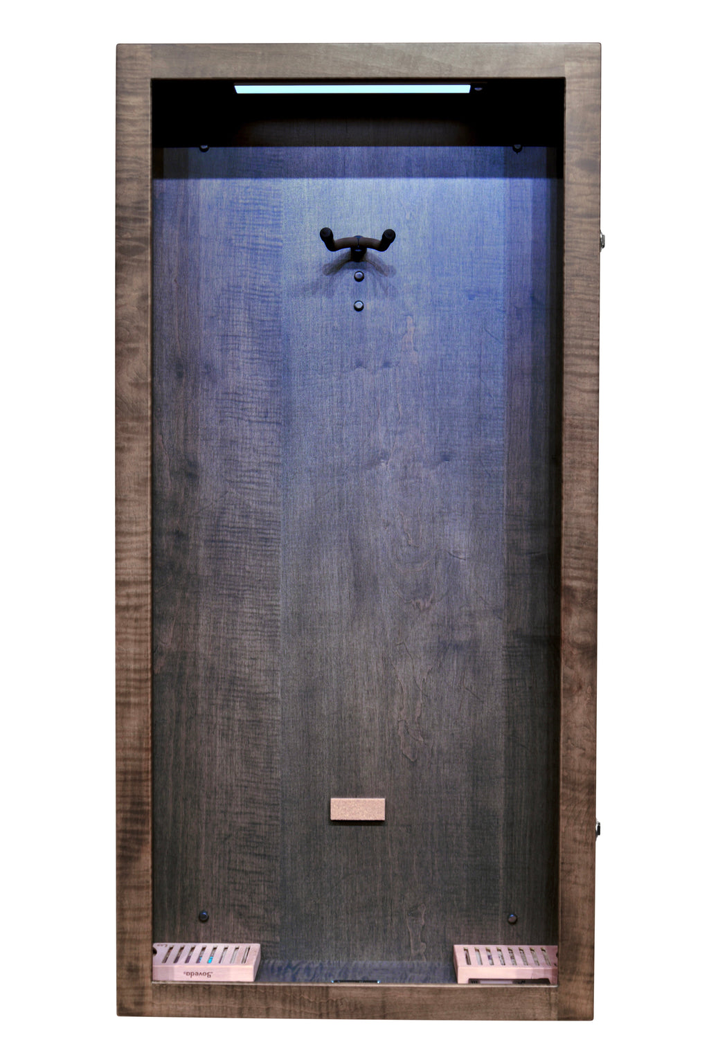 ClimaCase Rectangle Humidor - Flamed Maple with Antique Slate Stain Acoustic Remedy Cases