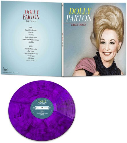 Dolly Parton - Early Dolly - Purple Marble (Vinyl LP) Pale Blue Dot Records