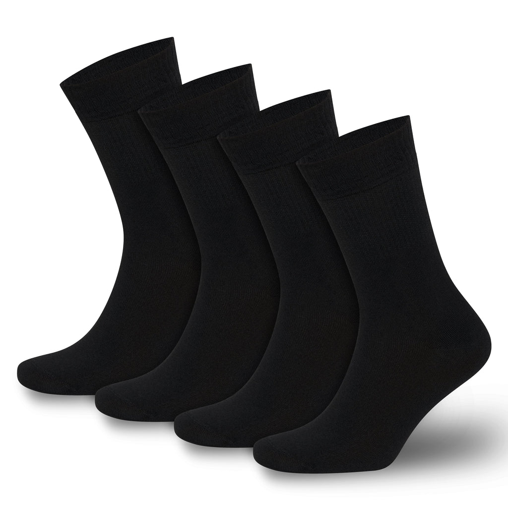 Men’s & Women’s Bamboo Diabetic Crew Socks 4-Pack Bambooven
