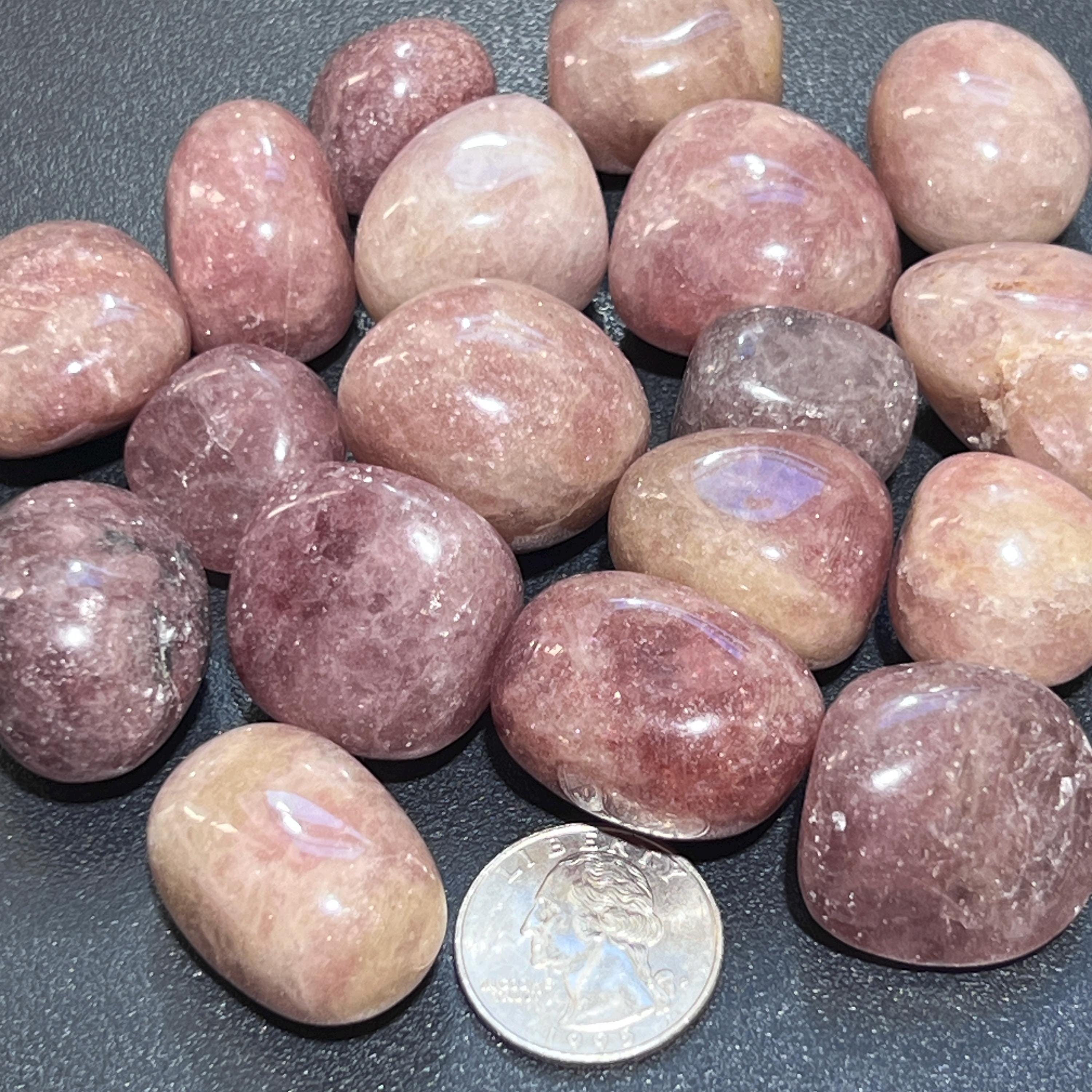 Red Strawberry Quartz Tumbled Stones Amazing Crystals