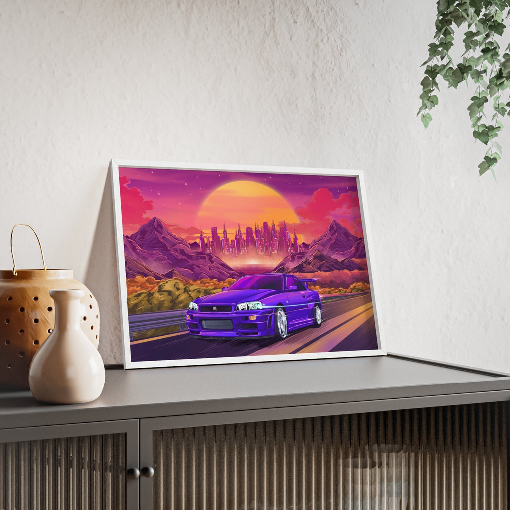 Nissan Skyline GT-R Poster Desksmith