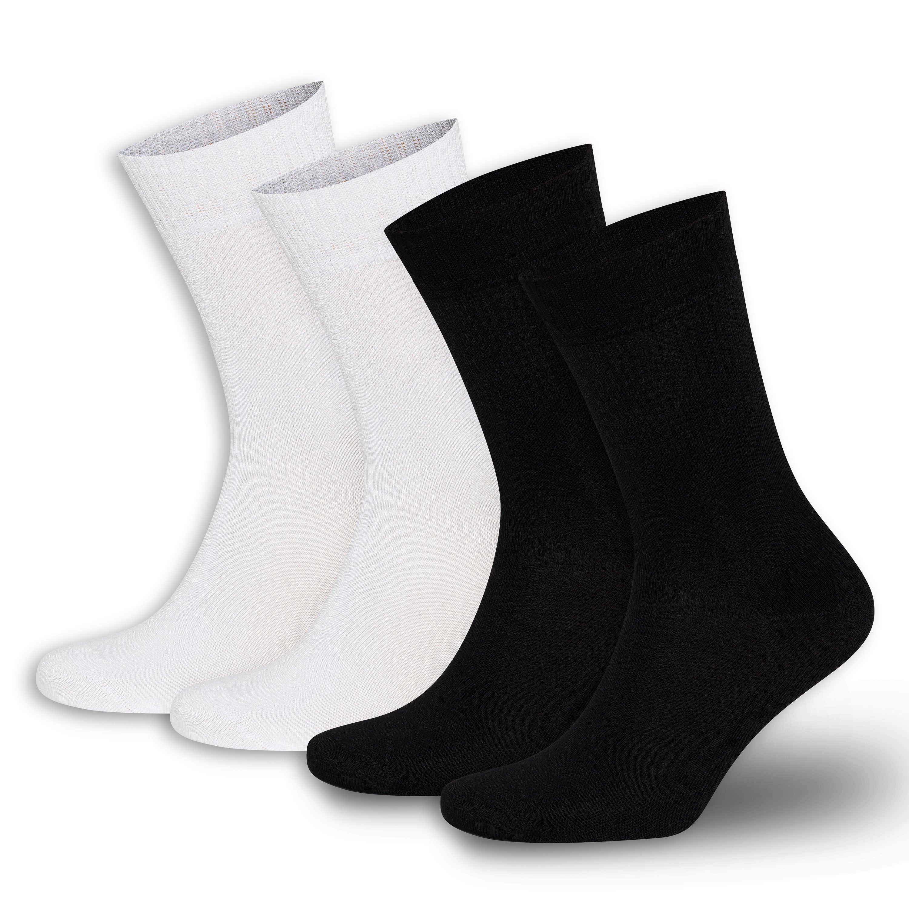 Men’s & Women’s Bamboo Diabetic Crew Socks 4-Pack Bambooven