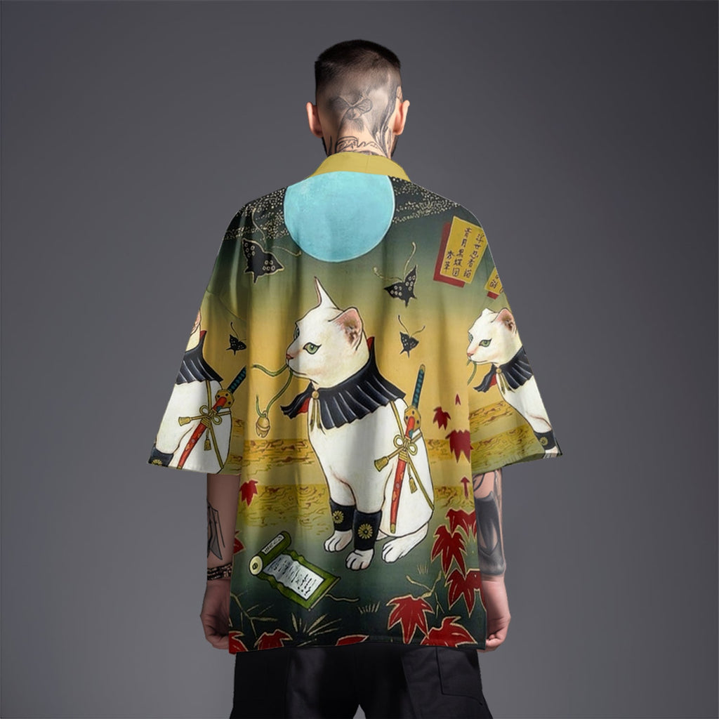 K01 Ninja Cat Kimono Niepce