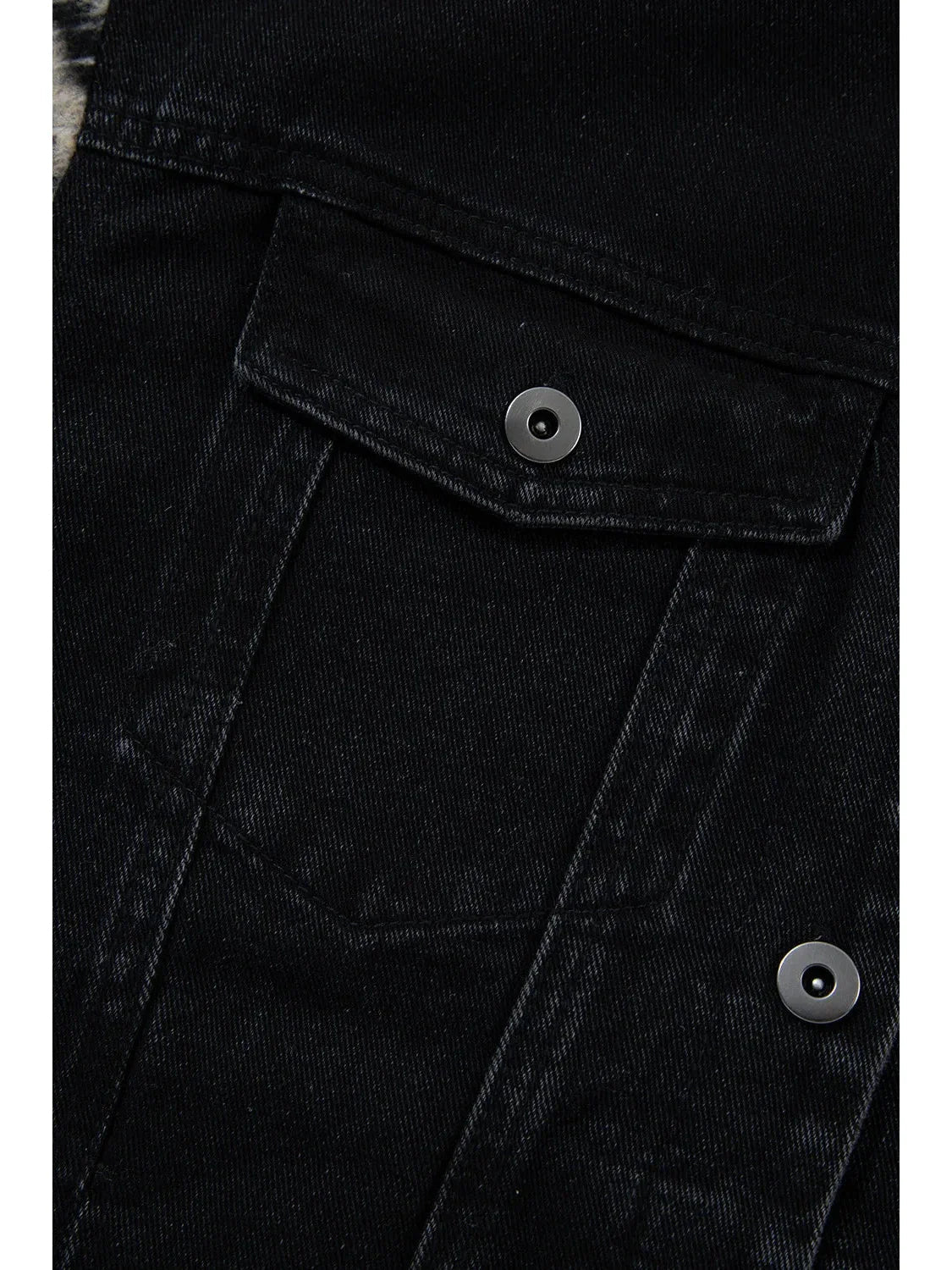 Drawstring Raw Hem Button Up Hooded Denim Jacket NicholesGifts