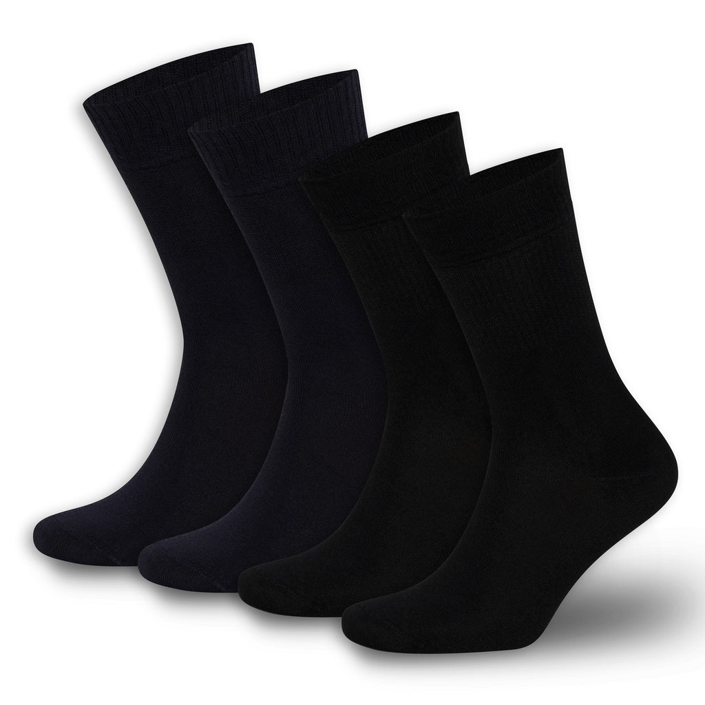 Men’s & Women’s Bamboo Diabetic Crew Socks 4-Pack Bambooven