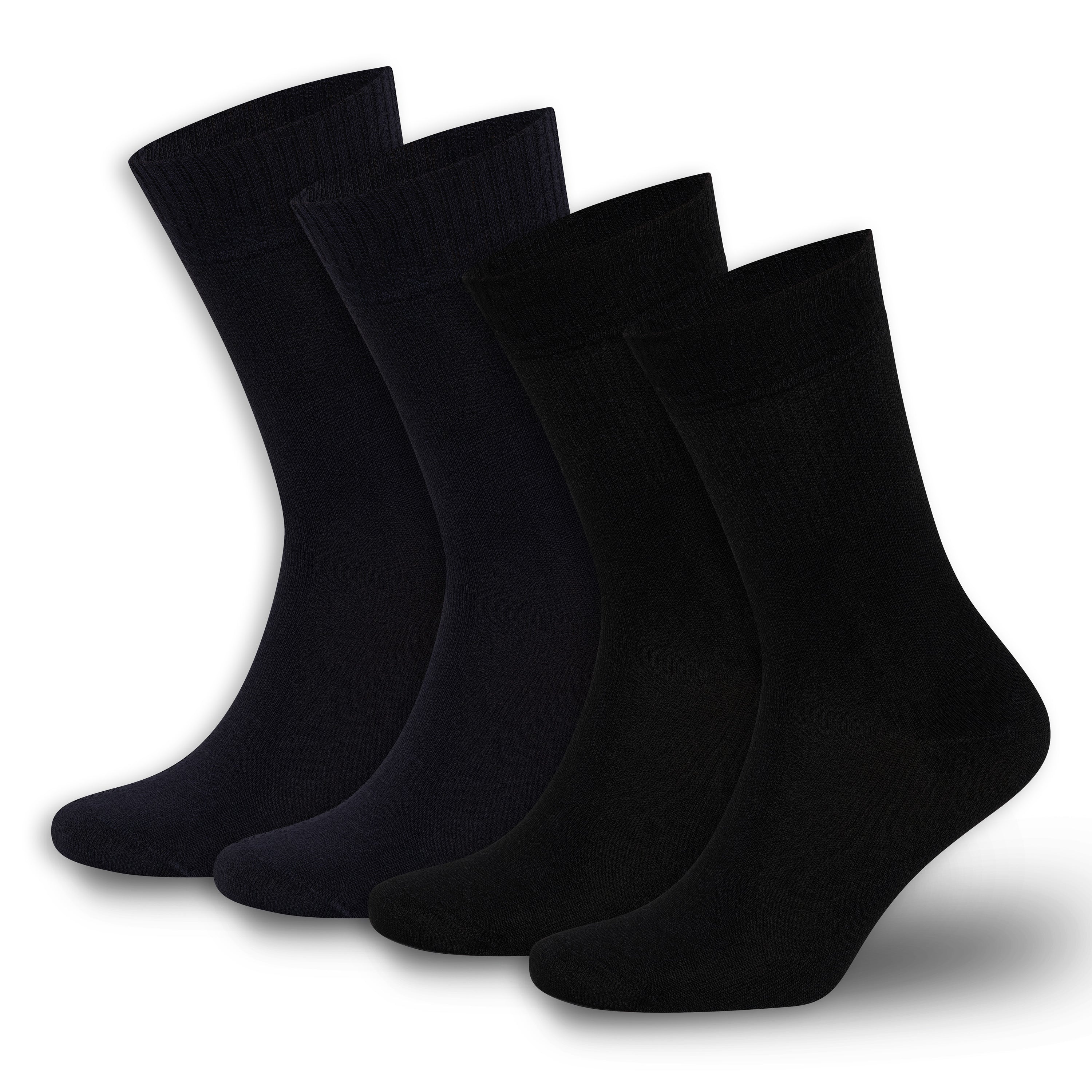 Men’s & Women’s Bamboo Diabetic Crew Socks 4-Pack Bambooven