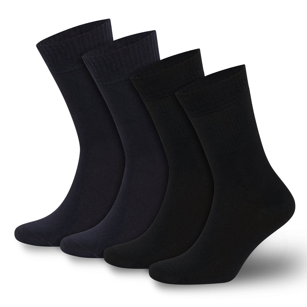 Men’s & Women’s Bamboo Diabetic Crew Socks 4-Pack Bambooven