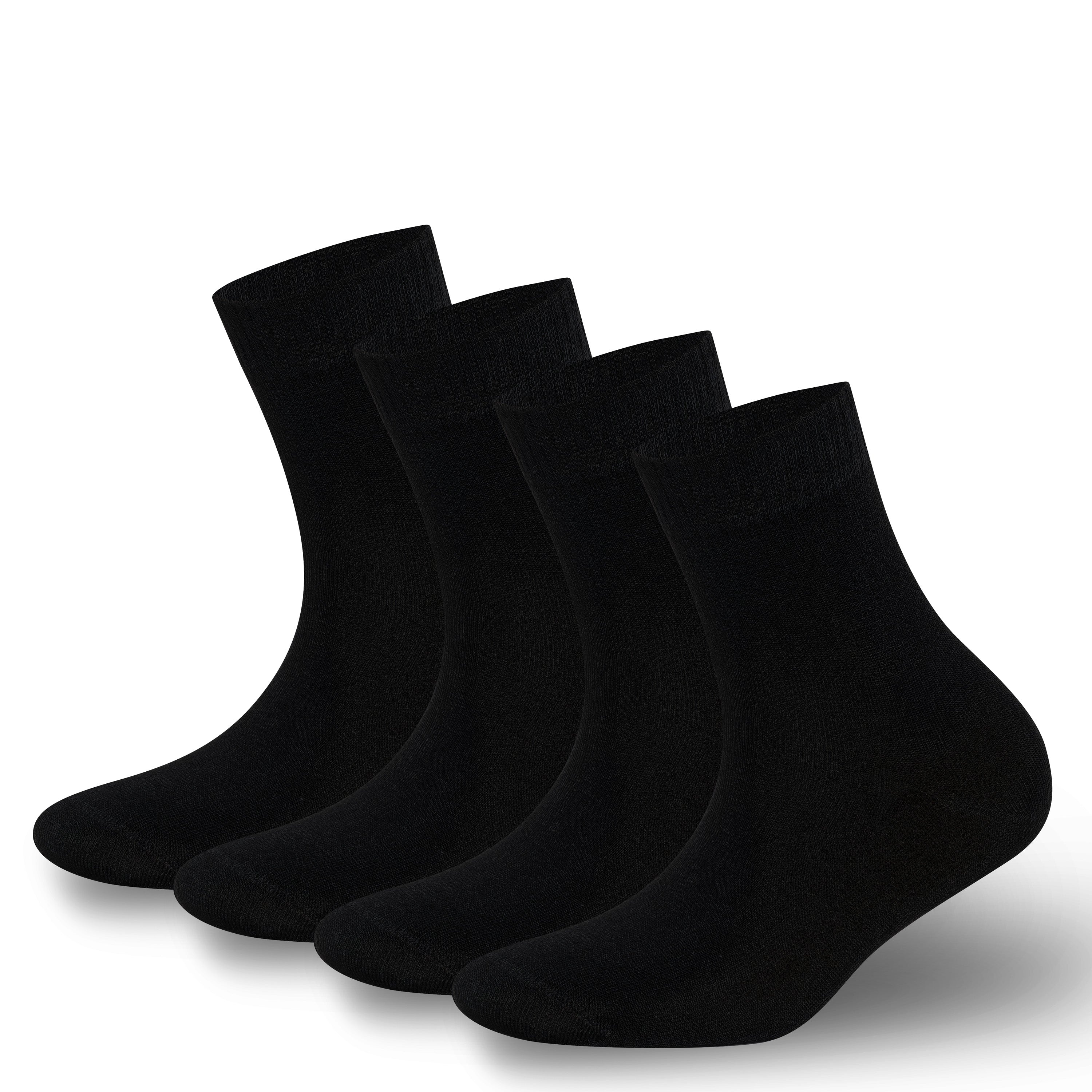 Men’s & Women’s Bamboo Diabetic Ankle Socks 4-Pack Bambooven