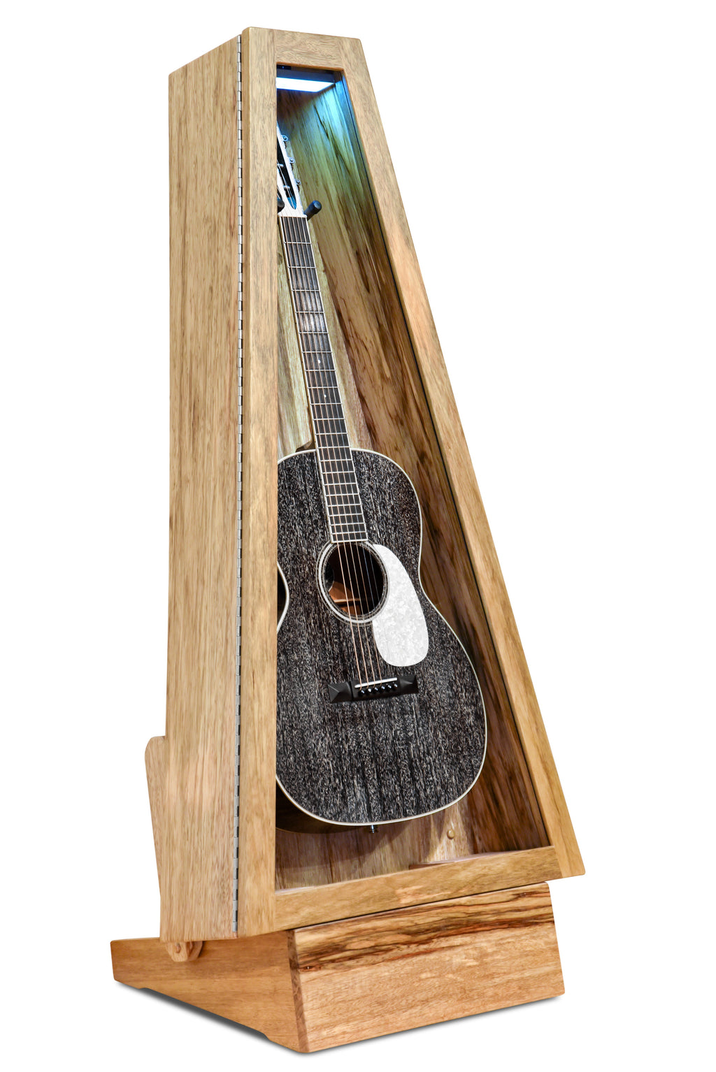ClimaStand Triangle Humidor with Base - Black Limba Acoustic Remedy Cases