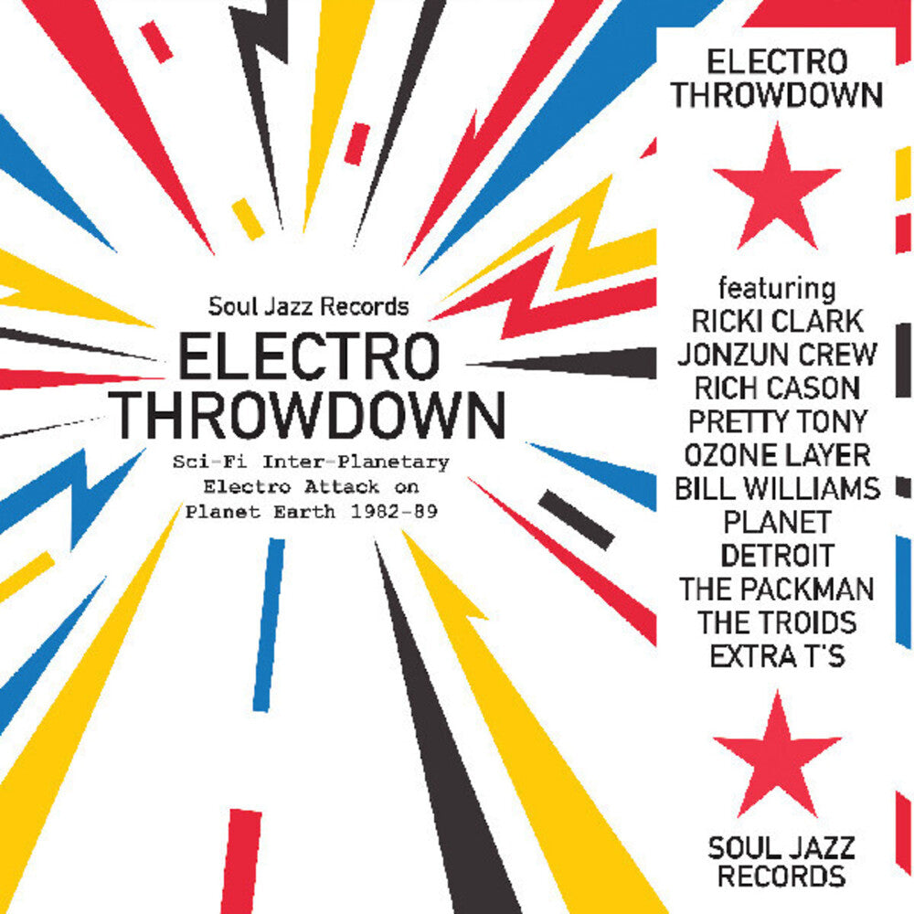 Soul Jazz Records Presents - Electro Throwdown - Sci-Fi Inter-Planetary Electra [LP] Pale Blue Dot Records