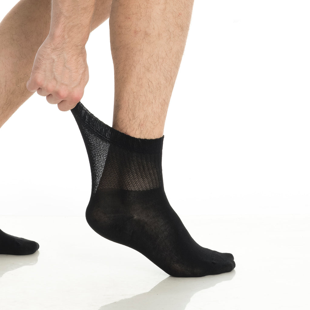 Men’s & Women’s Bamboo Diabetic Ankle Socks 4-Pack Bambooven