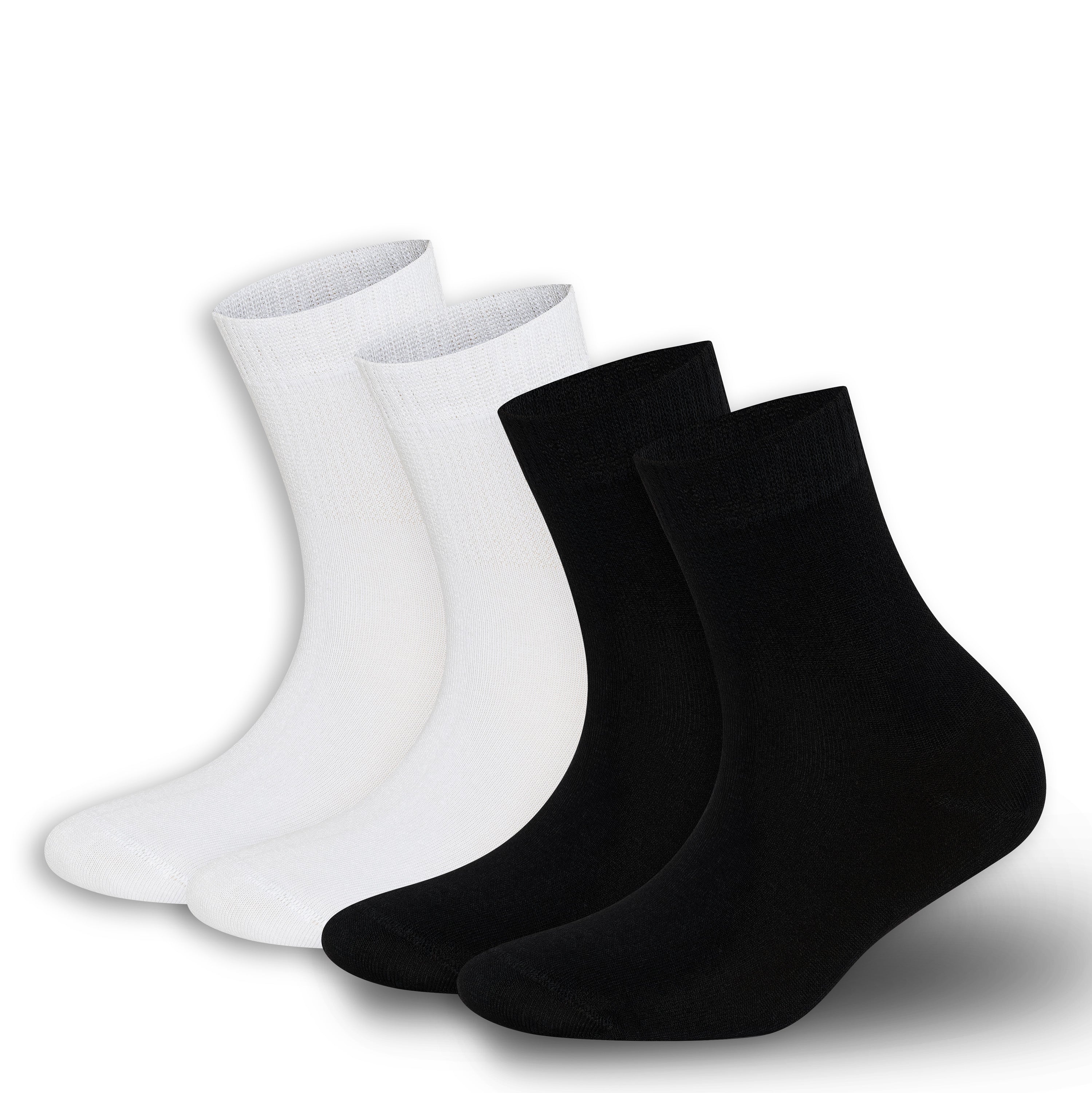 Men’s & Women’s Bamboo Diabetic Ankle Socks 4-Pack Bambooven