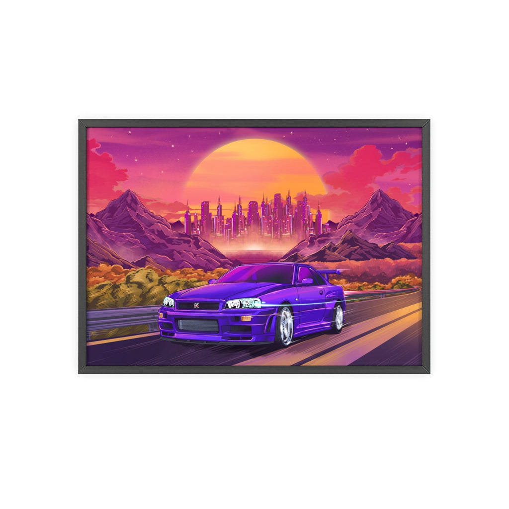 Nissan Skyline GT-R Poster Desksmith