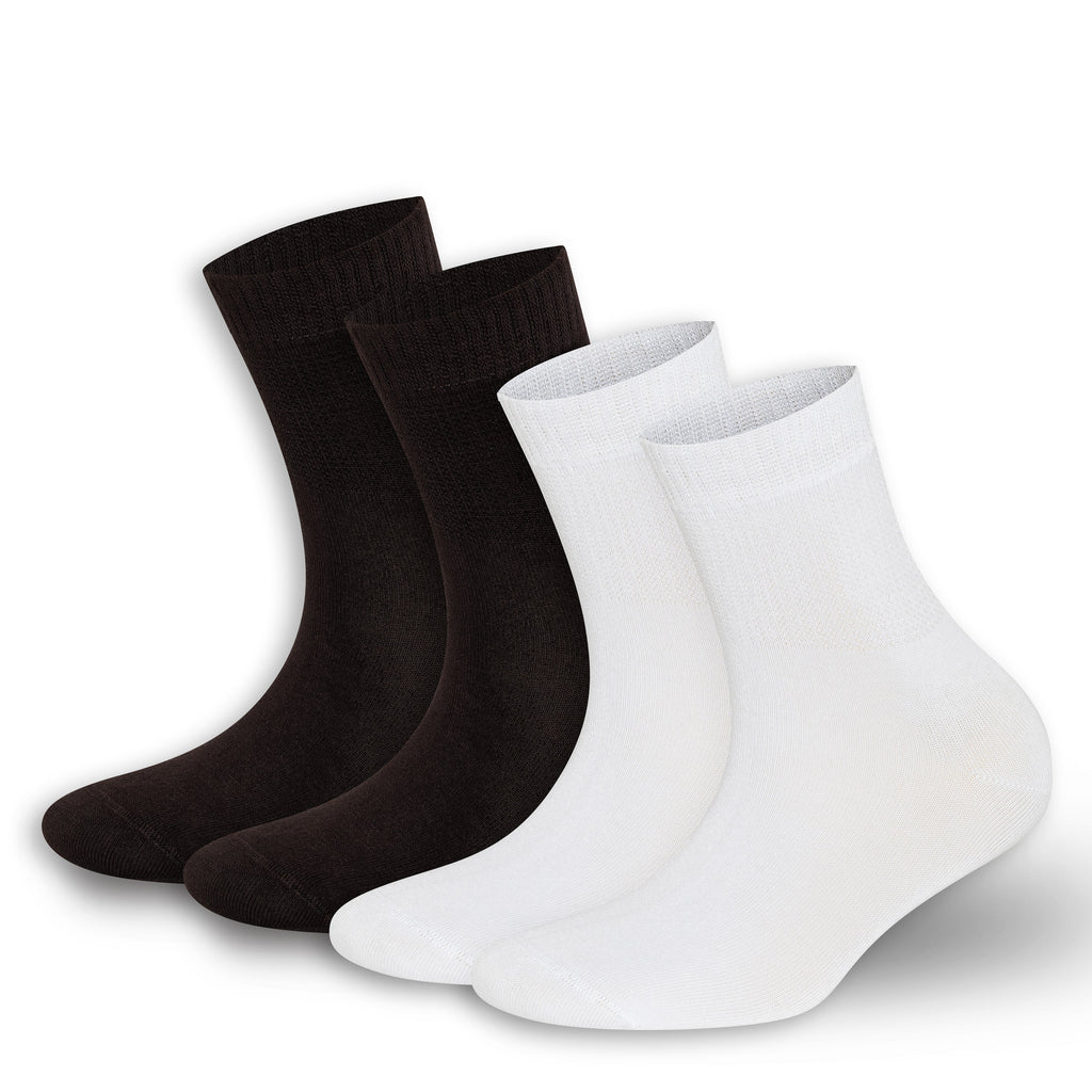 Men’s & Women’s Bamboo Diabetic Ankle Socks 4-Pack Bambooven