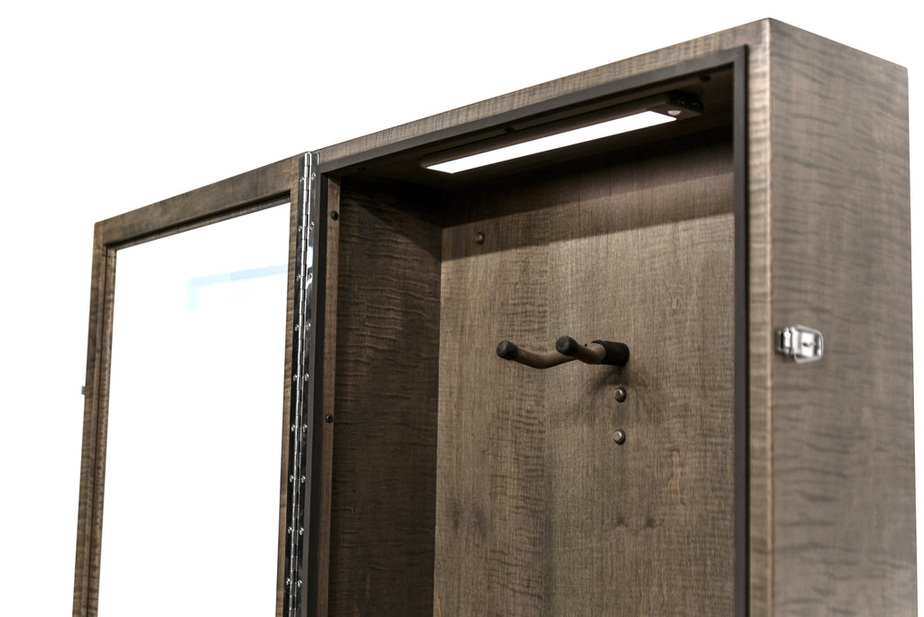 ClimaCase Rectangle Humidor - Flamed Maple with Antique Slate Stain Acoustic Remedy Cases