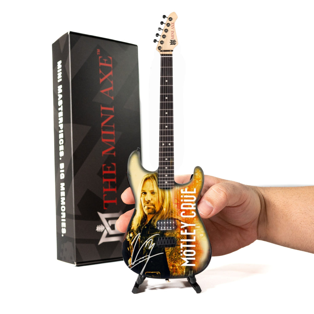 Vince Neil — Mötley Crüe Collectible Miniature Guitar The Mini Axe