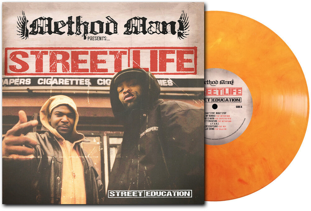 Method Man Presents Streetlife - Street Education 20th Anniversary - Orange Marble [LP] Pale Blue Dot Records
