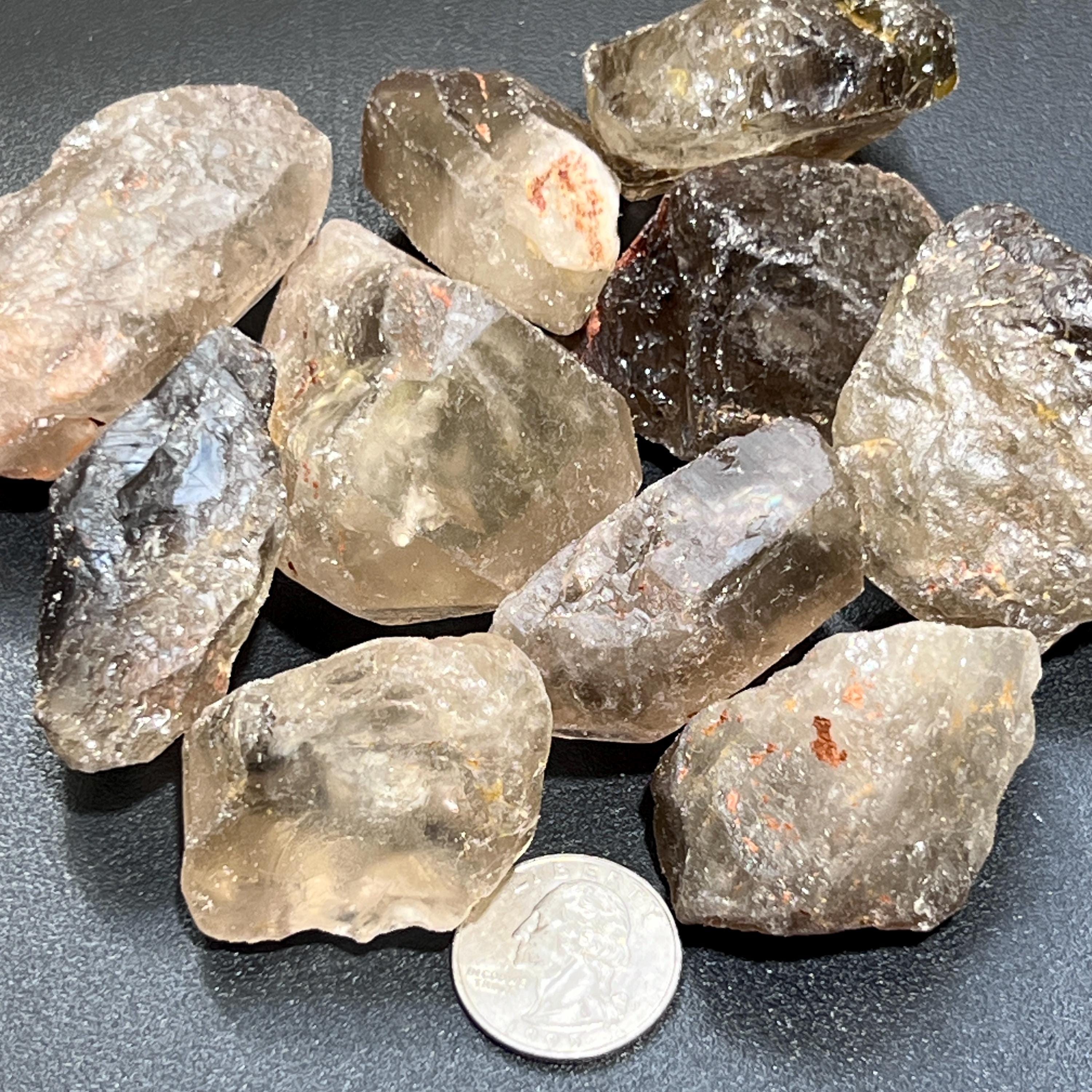 Smoky Quartz Crystal Rough (By The Piece Or Pound) Bulk Wholesale Lot Raw Gemstones Amazing Crystals