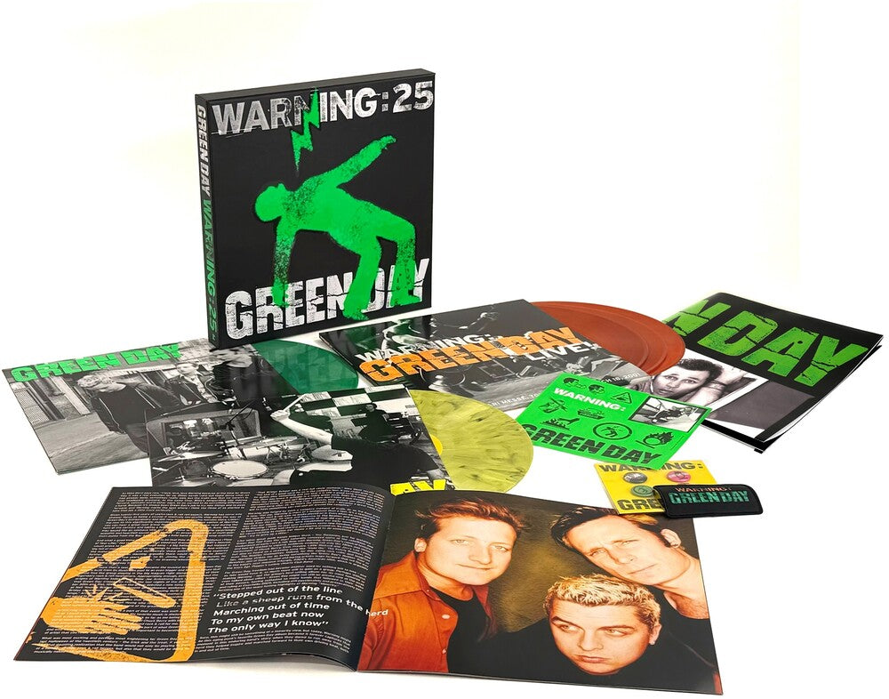 Green Day - Warning (25th Anniversary Deluxe Edition) [Green, Yellow, and Orange LP] Pale Blue Dot Records