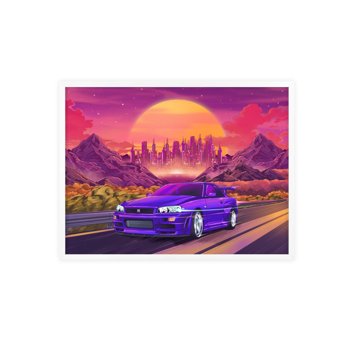 Nissan Skyline GT-R Poster Desksmith