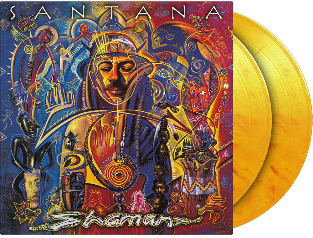 Santana - Shaman [Colored Vinyl] [180 Gram] (Org) (Red) (Ylw) Pale Blue Dot Records