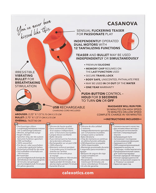 French Kiss Casanova - Red Adult Toy Box