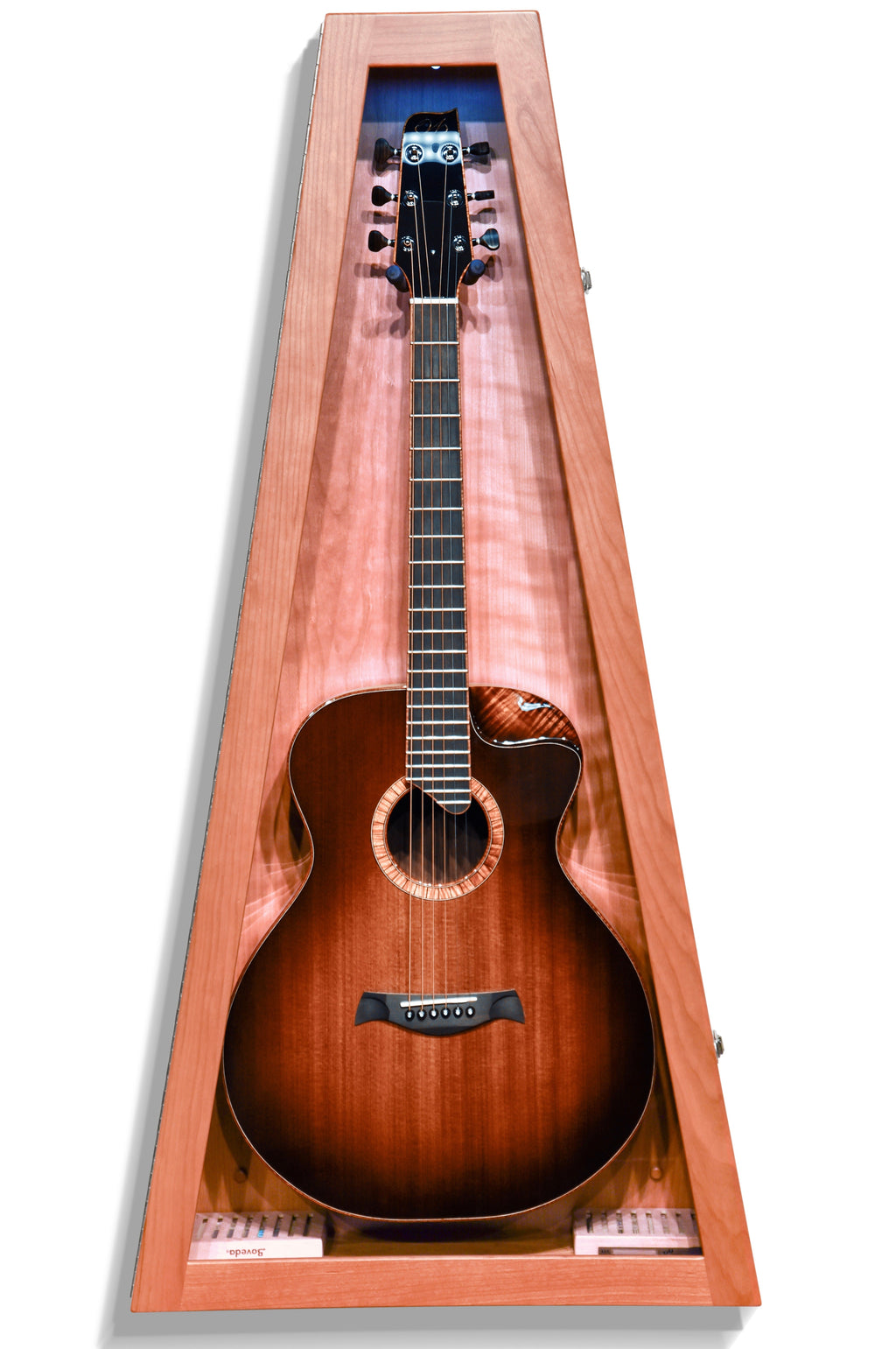 ClimaCase Triangle Humidor - Cherry Acoustic Remedy Cases