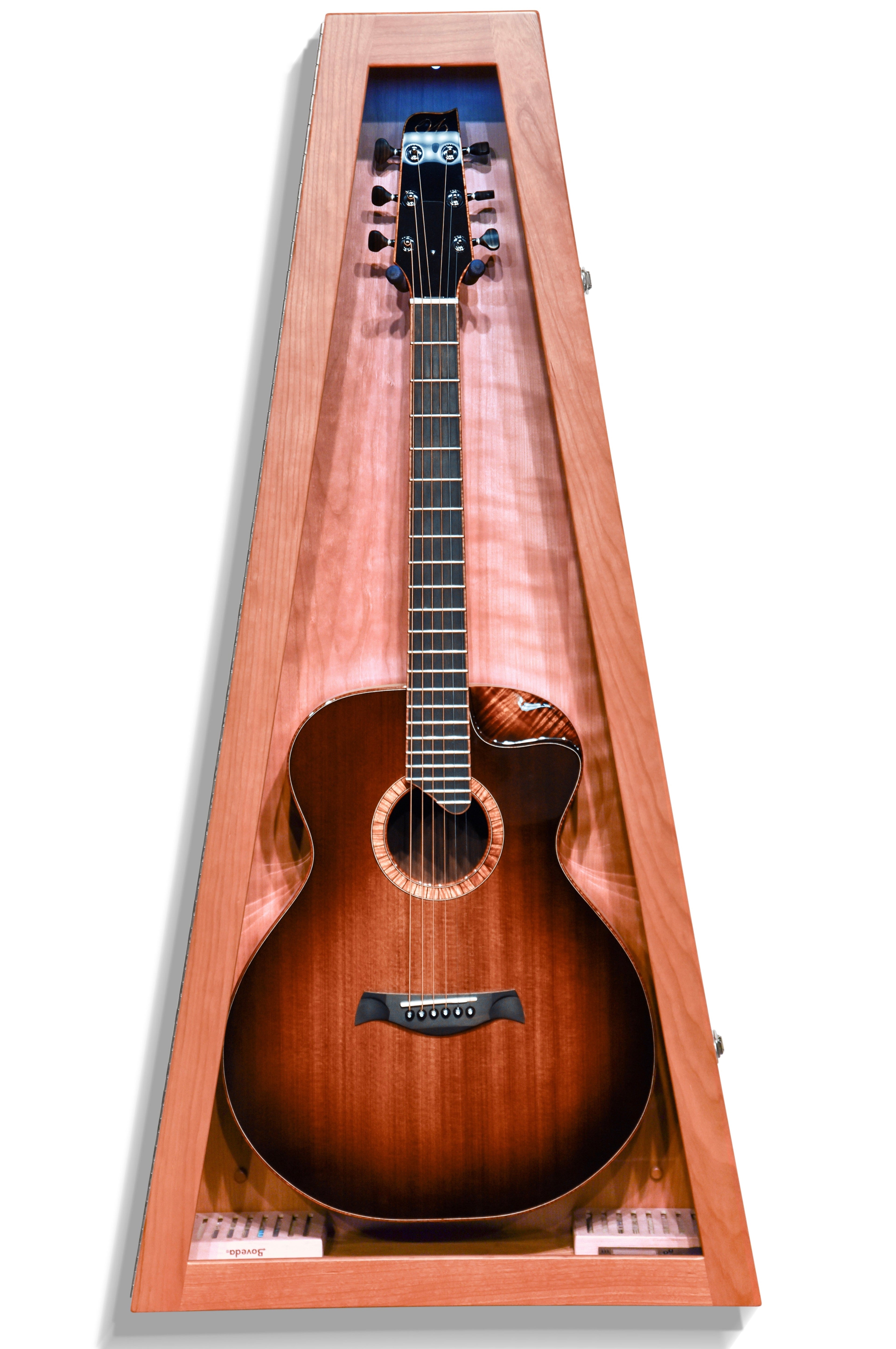 ClimaCase Triangle Humidor - Cherry Acoustic Remedy Cases