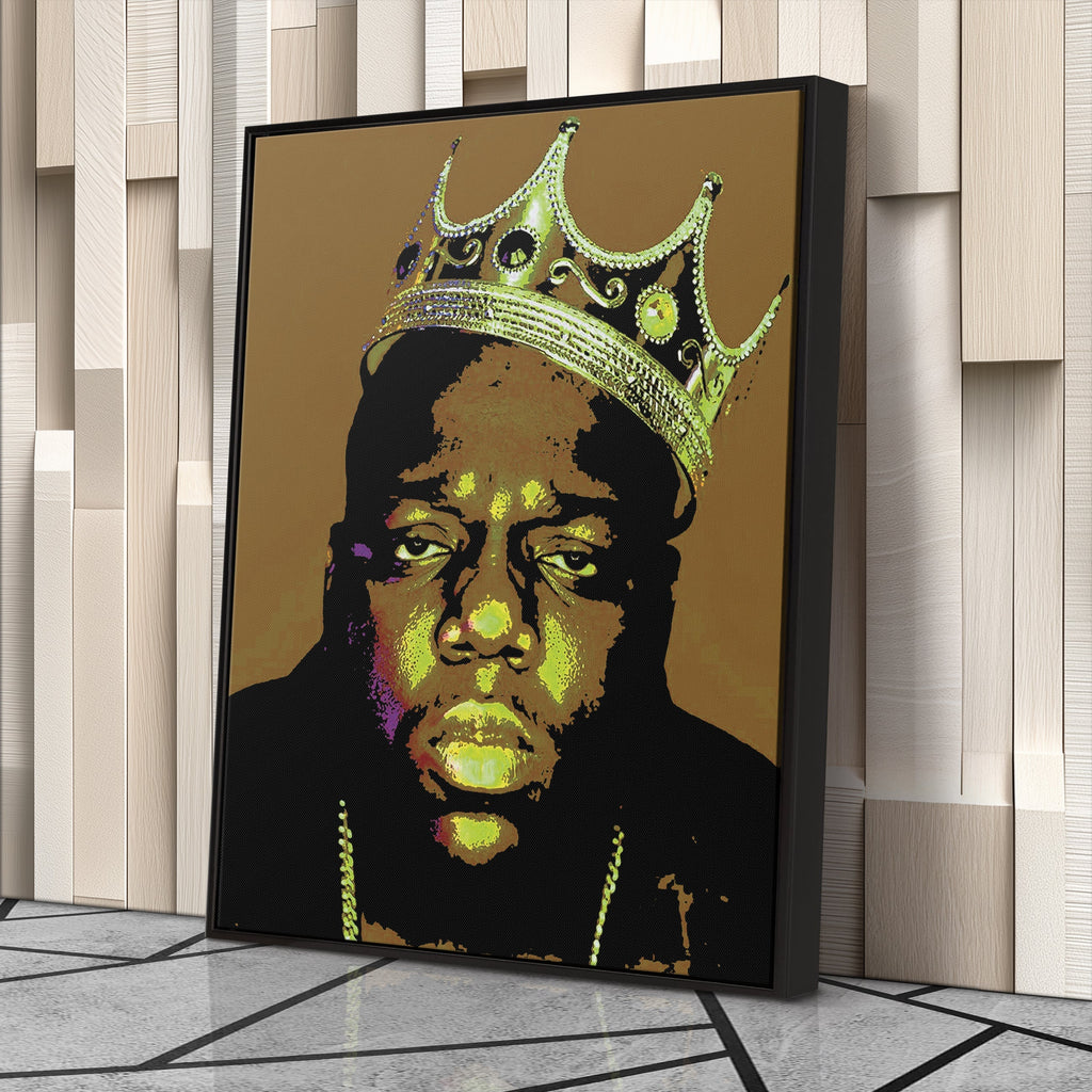 Notorious B.I.G Canvas – Rap Icon Wall Art for Home Decor CanvasBlackArt