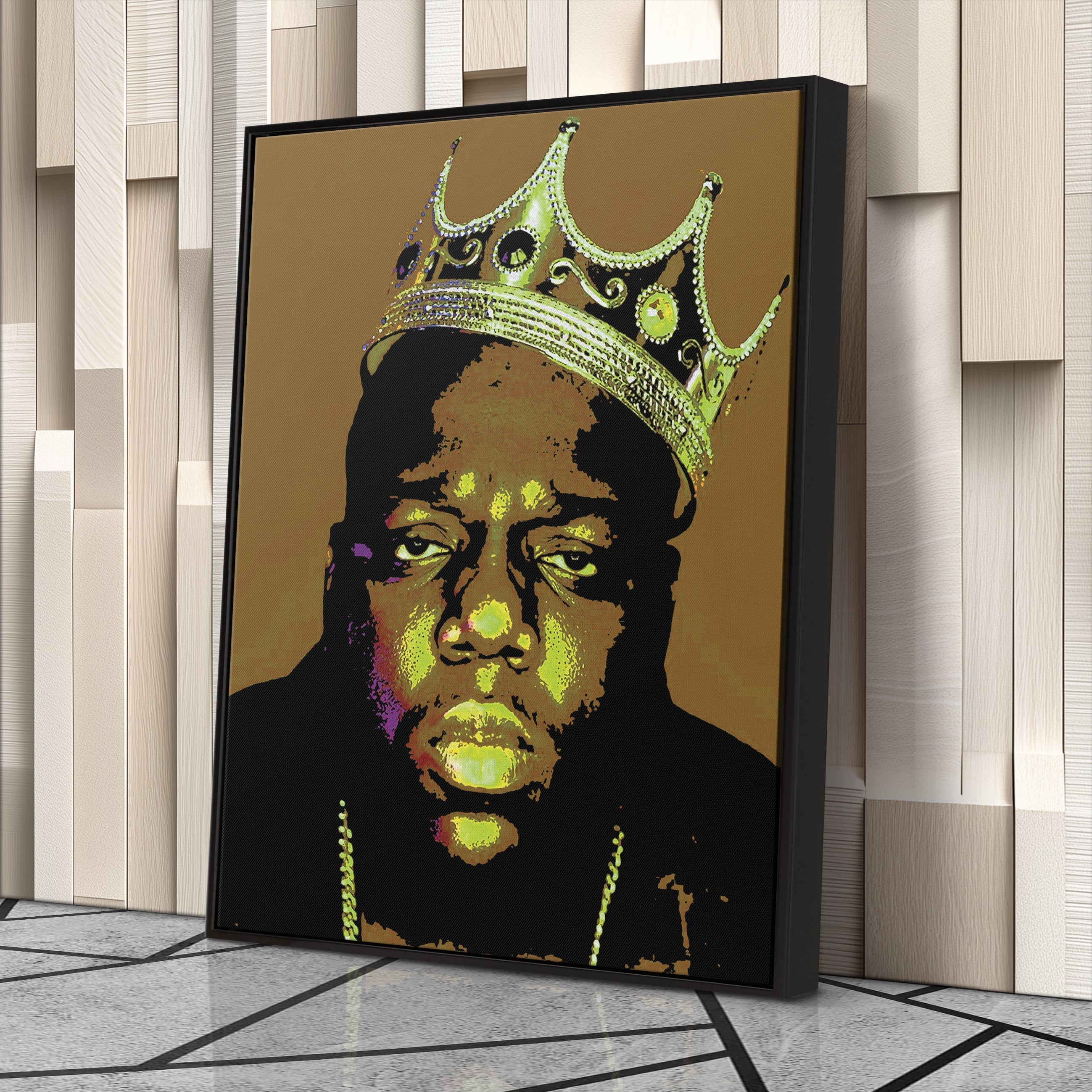 Notorious B.I.G Canvas – Rap Icon Wall Art for Home Decor CanvasBlackArt