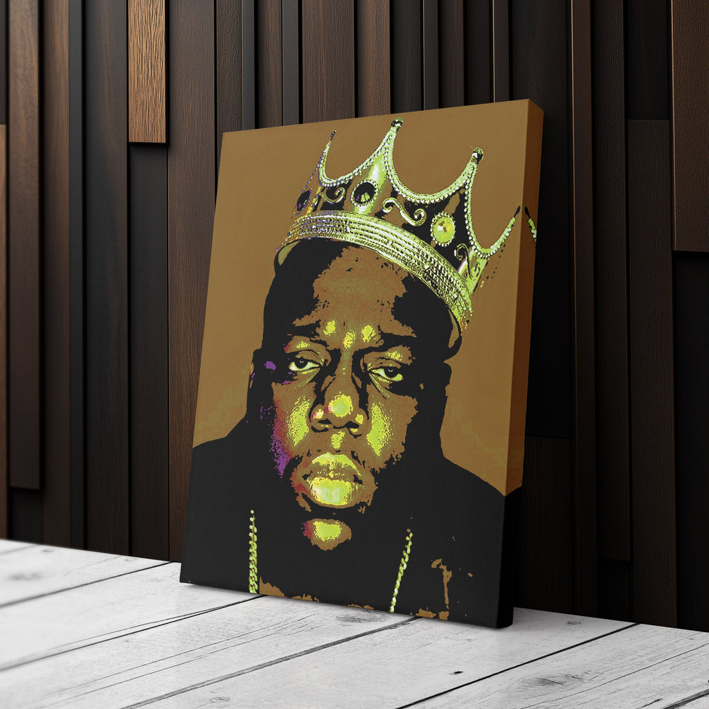 Notorious B.I.G Canvas – Rap Icon Wall Art for Home Decor CanvasBlackArt