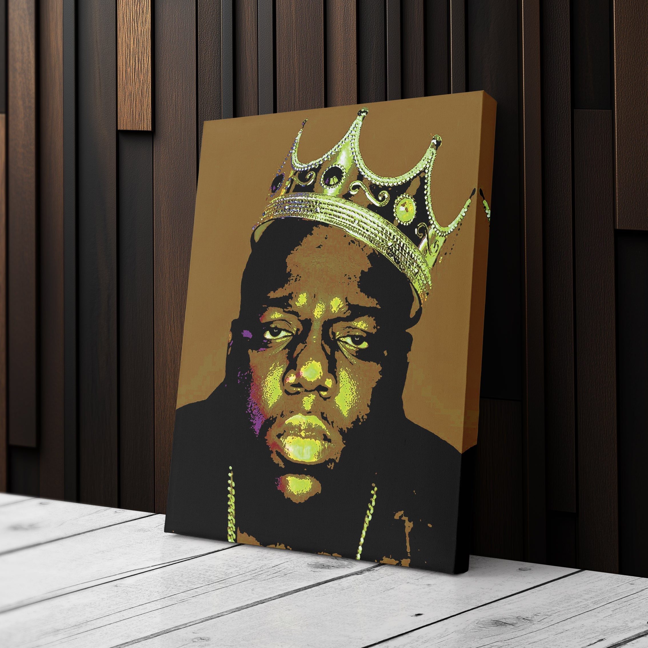 Notorious B.I.G Canvas – Rap Icon Wall Art for Home Decor CanvasBlackArt
