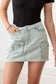 Le Lis High Waist Cargo Denim Mini Skirts