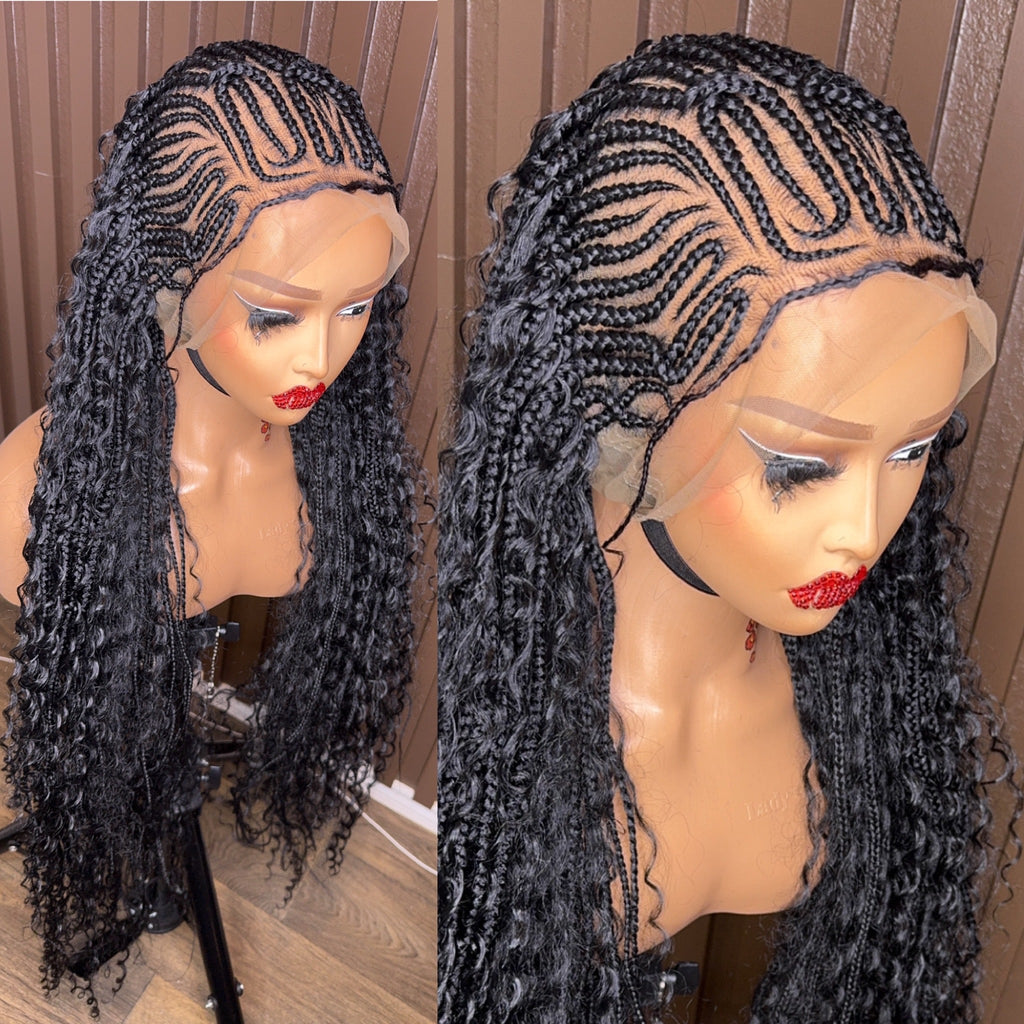 French braided boho braided wig HOL stores