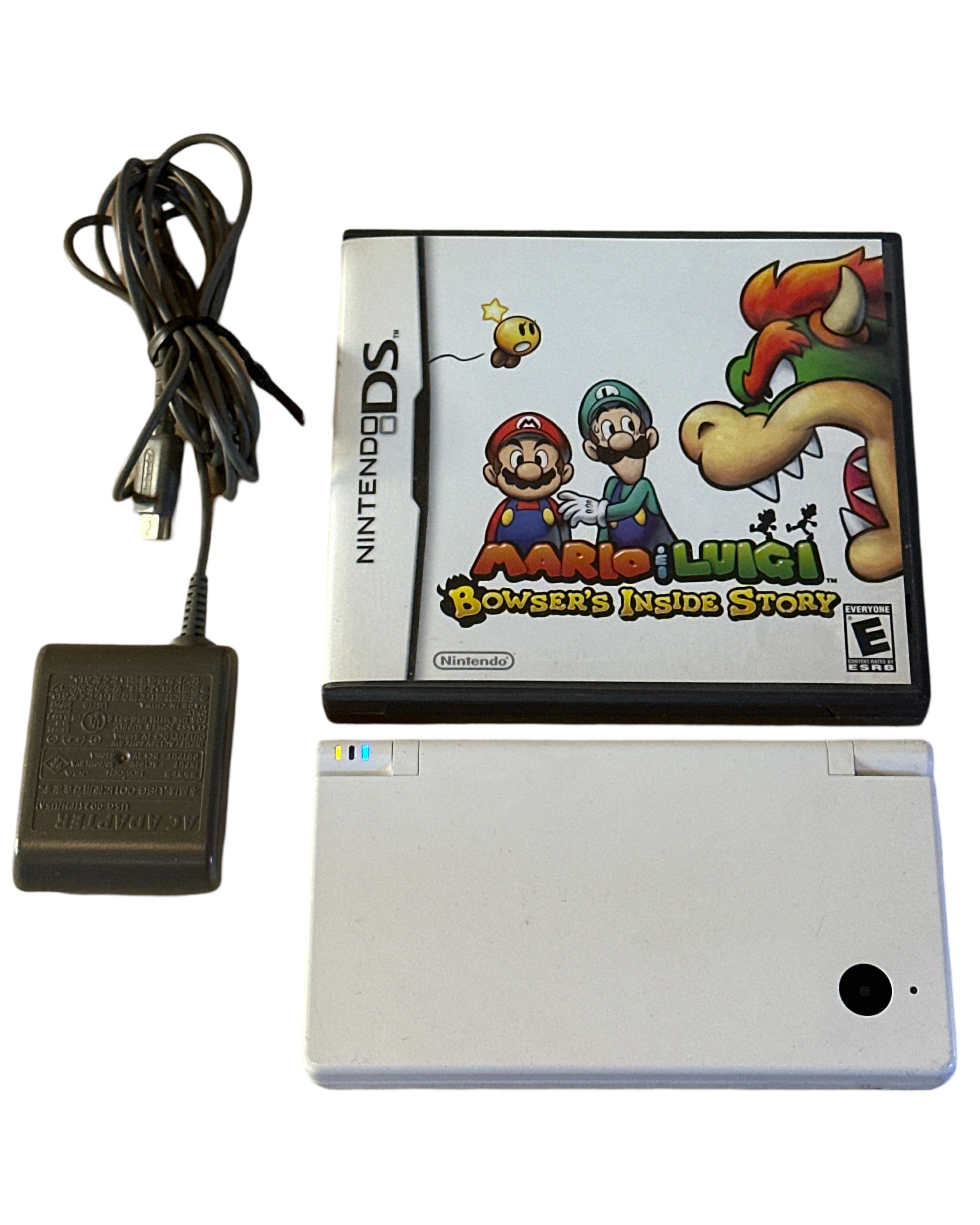 White Nintendo DSi [Mario & Luigi Bundle] (Refurbished) Retro Gaming of Denver