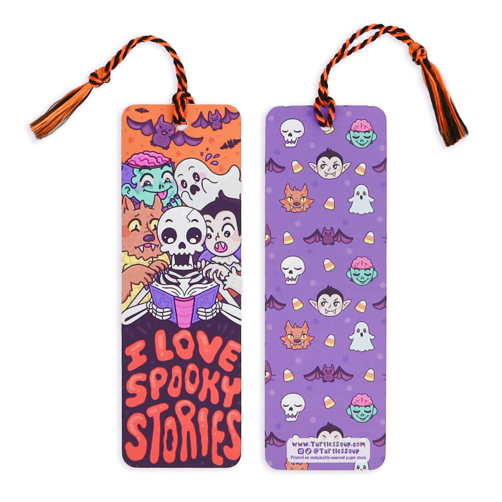 Turtle's Soup - I Love Spooky Stories Reader Gift Bookmark with Tassel Tia Chucha's Centro Cultural & Bookstore