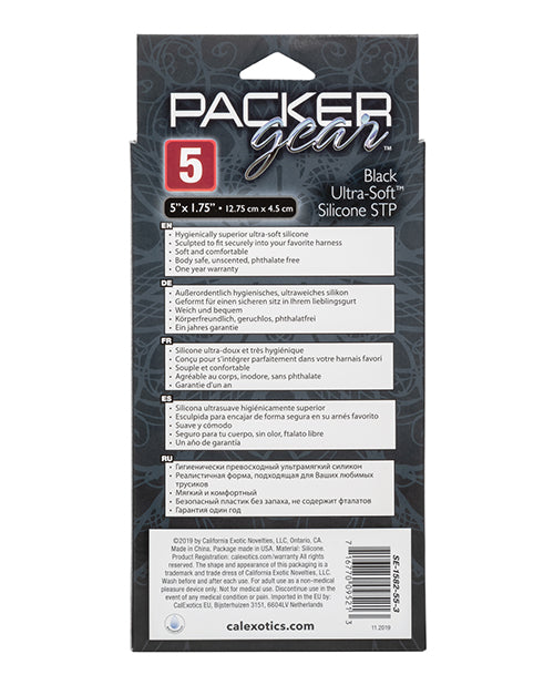 Packer Gear 5" STP Packer - Black Adult Toy Box