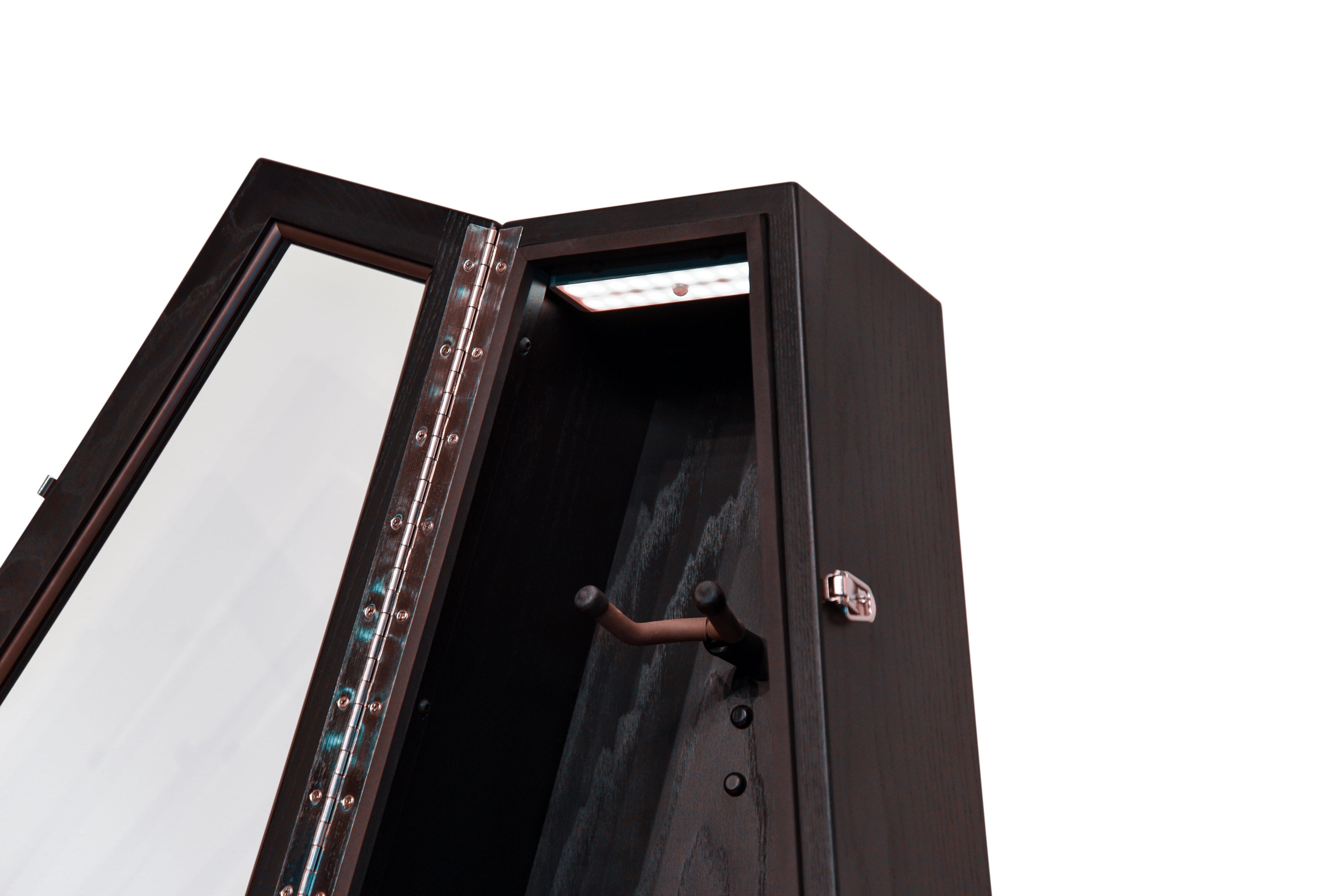 ClimaStand Triangle Humidor with Base - Northern White Ash with Piano Black Acoustic Remedy Cases