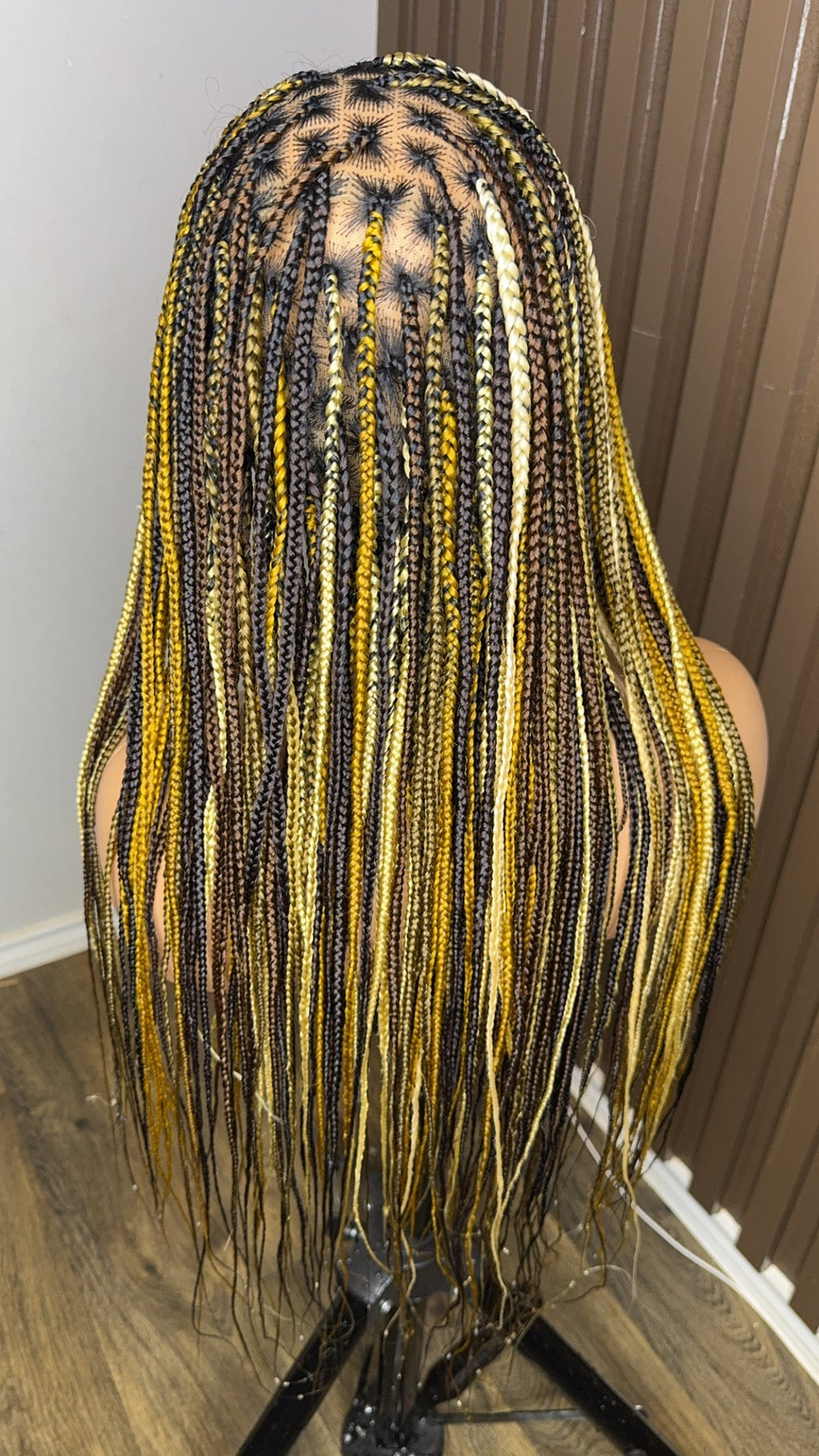 22 inches mix color knotless braided wig HOL stores