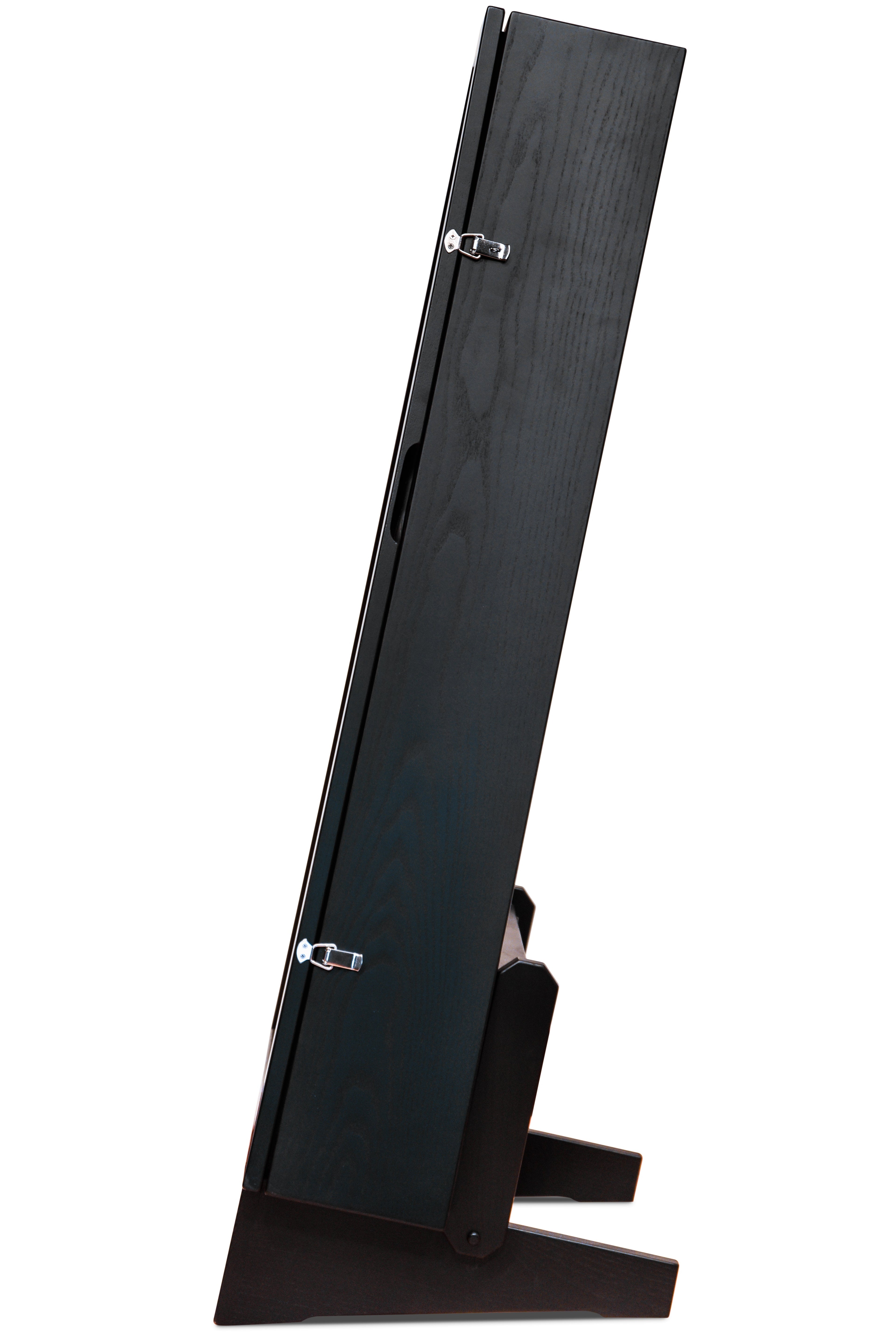 ClimaStand Triangle Humidor with Base - Northern White Ash with Piano Black Acoustic Remedy Cases