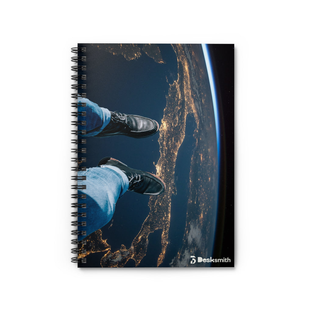 Lost In Space Spiral Notebook - Ruled Line Desksmith