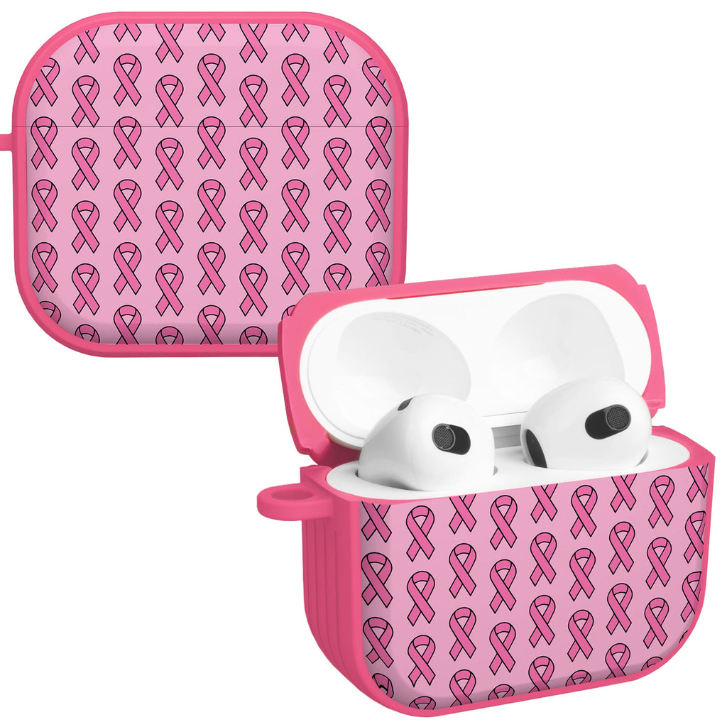 Breast Cancer Awareness HDX Apple AirPods Gen 3 Case Cover Affinity Bands