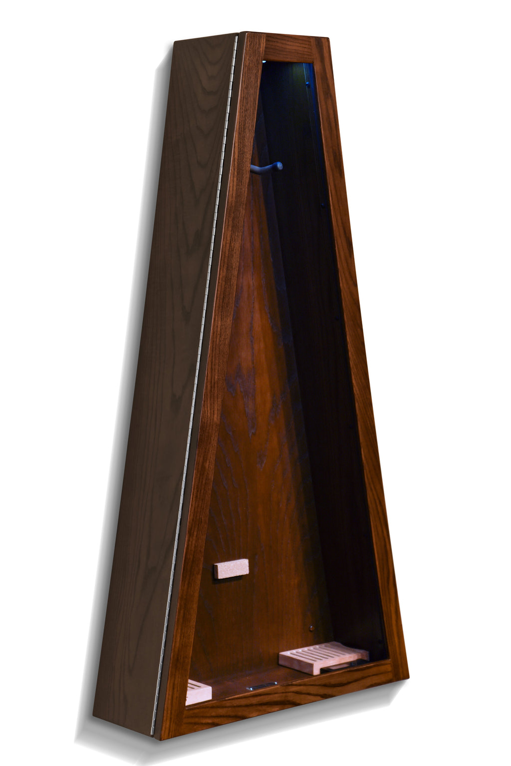 ClimaCase Triangle Humidor - Northern White Ash with Coffee Stain Acoustic Remedy Cases