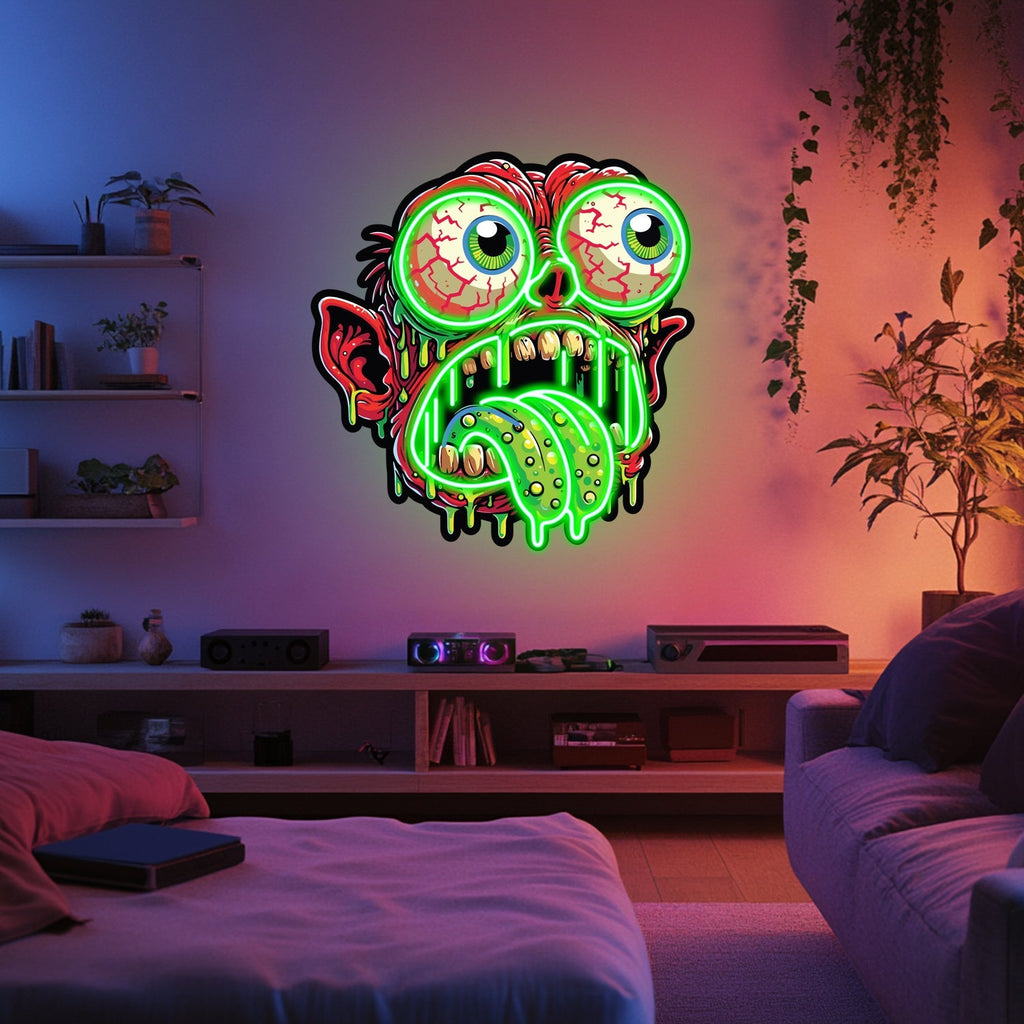 UV Printed Goblin Neon Wall Art- LV0013 Liviqon.co