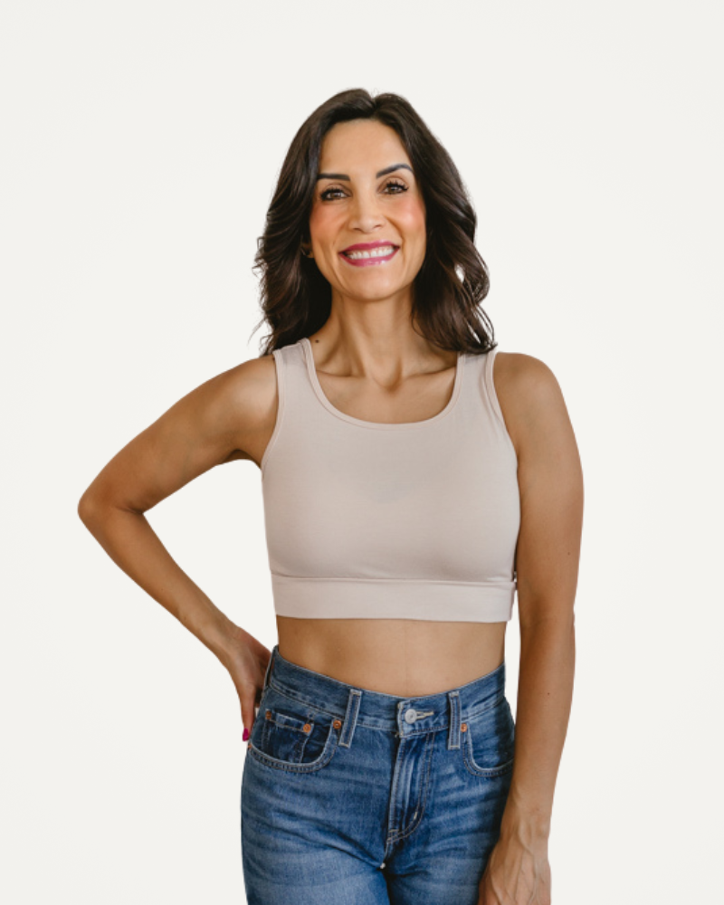 Classic Wide Strap Tank Halftee HALFTEE Layering Fashions