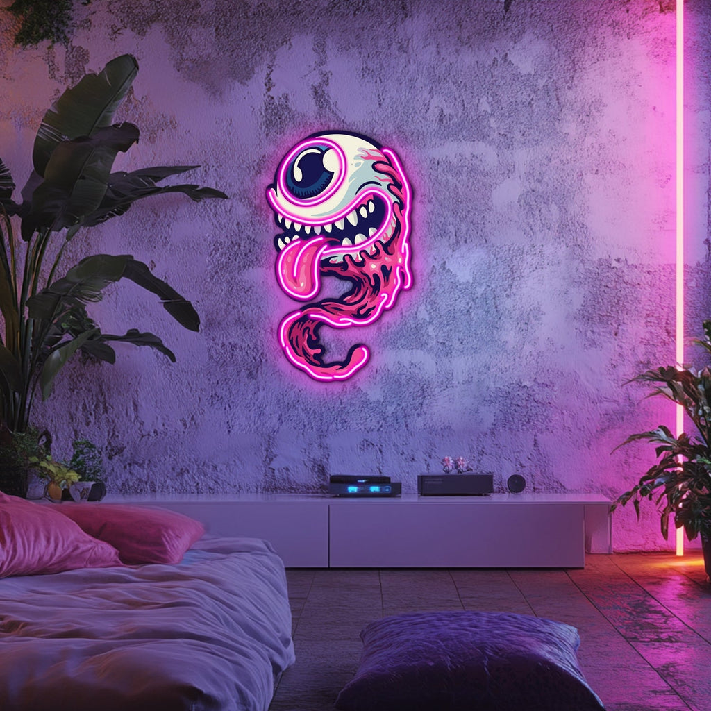 UV Printed Eye Neon Wall Art- LV0071 Liviqon.co