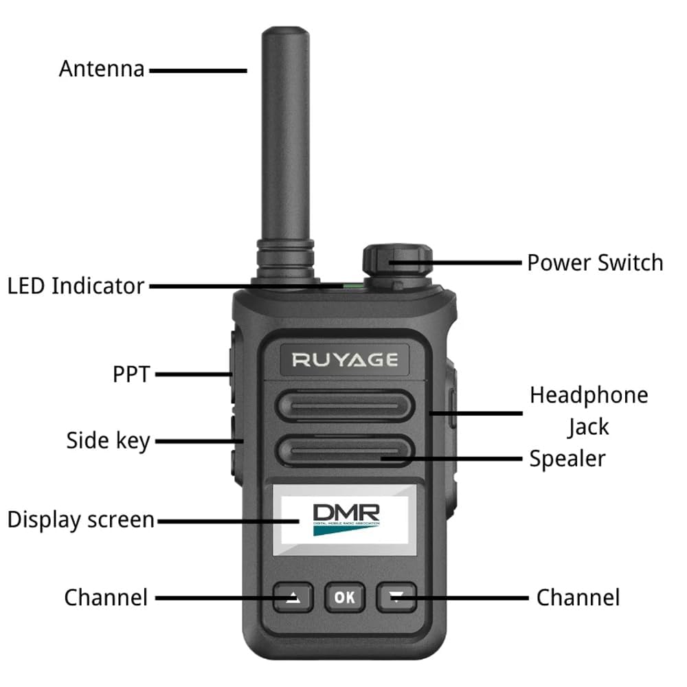 Ruyage Radio Digital Signal Walkie-Talkie(DP20) Ruyage Radio